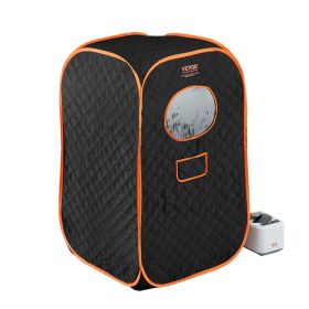 VEVOR Compact Portable Steam Sauna Tent, 1000 Watt Sauna Blanket with Chair, Home Therapeutic Sauna Tent for Detox Relaxation