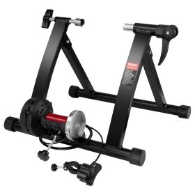 VEVOR Bike Trainer Stand, Magnetic Stationary Bike Stand for 26"-29" Wheels, 6 Resistance Settings, Noise Reduction Flywheel Motor