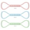 8-character Puller, 8-character Silicone Yoga Auxiliary Home Elastic Band Mini Band Kit, A Set Of 3, Light Three Medium