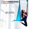 VEVOR Aerial Yoga Hammock & Swing, 5.5 Yards, Aerial Yoga Starter Kit with 100gsm Nylon Fabric, Full Rigging Hardware & Easy Set-up Guide