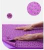 Sweat Absorbent Odorless Microfiber Mat Cover, Non-Slip Yoga Mat Towel for Indoor and Outdoor Fitness, Exercise with Carrying Mesh Bag 72x24 Inches