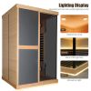 Double person V-shaped far infrared sauna room