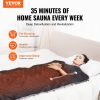 VEVOR Sauna Blanket for Detoxification, Portable Far Infrared Sauna for Home, Oxford Sauna Bag w/ Arm Holes & Carbon Fiber Heating