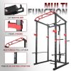 Multi-functional Power Cage,Home Adjustable Pullup Squat Rack 1000Lbs Capacity Comprehensive Fitness Barbell Rack