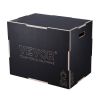 VEVOR 3 in 1 Plyometric Jump Box, 30/24/20 Inch Wooden Plyo Box, Platform & Jumping Agility Box