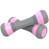 1 pair Ladies Adjustable Dumbbells Fitness Equipment Barbell Tablets Cast Iron Coated Plastic Yoga Dumbbell Plastic Dumbbells 2 Kilos to 4kilos Weight