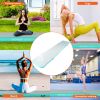 VEVOR Gymnastics Air Mat, 4 inch Thickness Inflatable Gymnastics Tumbling Mat, Tumble Track with Electric Pump