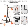 VEVOR 2 in 1 Punching Bag Stand, Steel Heavy Duty Workout Equipment, Adjustable Height Boxing Punching Bag and Speed Bag Stand