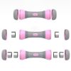 1 pair Ladies Adjustable Dumbbells Fitness Equipment Barbell Tablets Cast Iron Coated Plastic Yoga Dumbbell Plastic Dumbbells 2 Kilos to 4kilos Weight