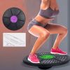 Yoga Balance Board Disc Stability Round Plates Exercise Trainer For Fitness Sports Waist Wriggling Fitness Balance Board-C; Exercise Equipment For Wei