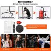 VEVOR 2 in 1 Punching Bag Stand, Steel Heavy Duty Workout Equipment, Adjustable Height Boxing Punching Bag and Speed Bag Stand